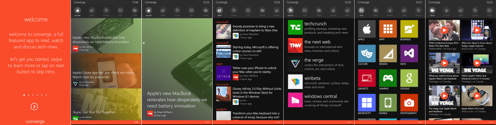 The UI & UX of Converge is very attractive & smooth. It's also distinctively Modern.